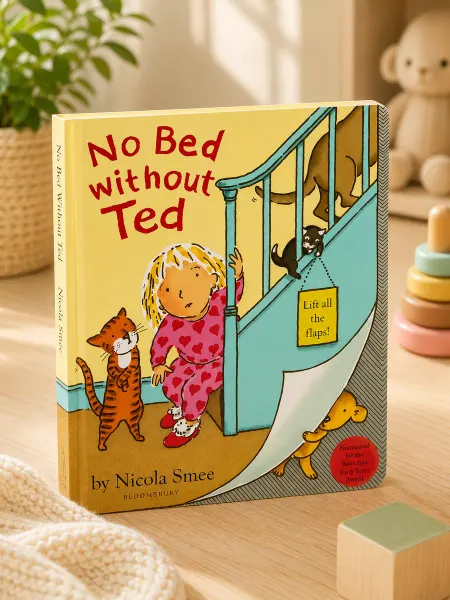 No Bed without Ted Lift-The-Flap Книга детская на английском