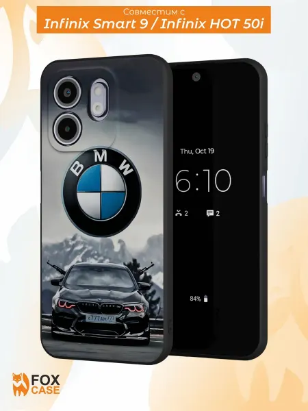 Fox Case Чехол на Infinix HOT 50i Smart 9 с принтом Том и Джерри