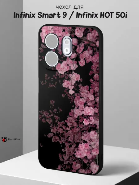 QuestCase Чехол на Infinix Smart 9 Infinix HOT 50i с принтом Череп