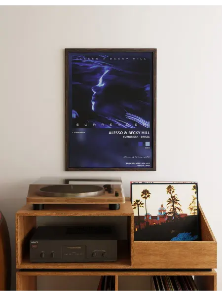 Postersbase Музыкальный постер Alesso Becky Hill - Surrender - Sin 50x70