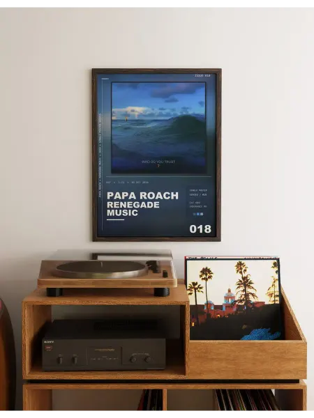 Postersbase Музыкальный постер Papa Roach - Renegade Music 50x70