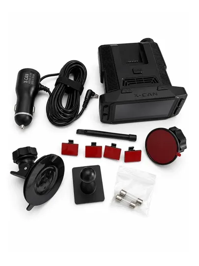 Видеорегистратор X-CAN S5 MAX 4K DUO с радар-детектором и модуль Sheriff Z7 и камера