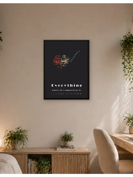 Postersbase Интерьерный постер Вишневый цвет 50x70