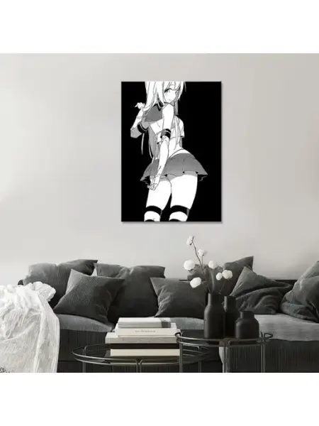 Classic Art Картина на холсте аниме манга милая девушка в школьной форме