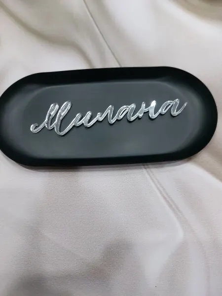 Топпер для торта имена из акрила Милана