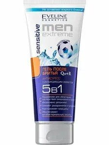Гель после бритья Eveline Cosmetics Men Extreme Sensitive Q10+R, 5в1, 200мл