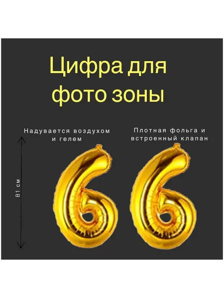 SN-Sonya Шар цифра 66 32"