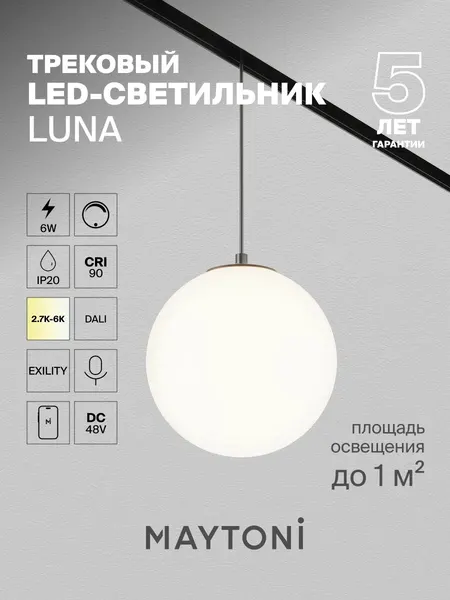 MAYTONI Трековый светильник Technical TR039-4-5WTW-DD-B