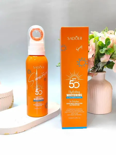 Солнцезащитный крем спрей для лица Sunscreen 50 spf