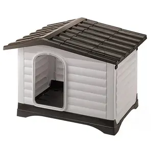 Будка для собак Ferplast DOGVILLA 70 из термопластика, с открывающейся боковой панелью, 73 x 59 x h 53 см