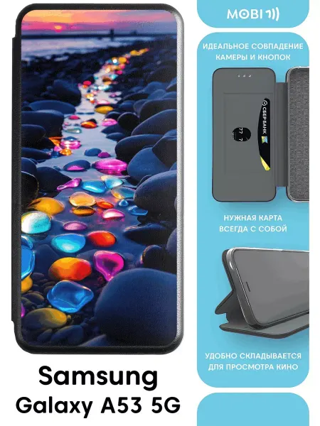 Mobi711 Стильный чехол-книга на a 53 5g