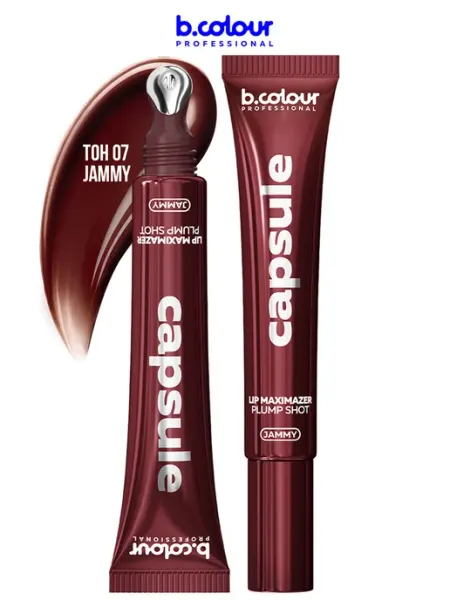 B.COLOUR PROFESSIONAL Блеск для губ коричневый, бальзам CAPSULE 07 JAMMY