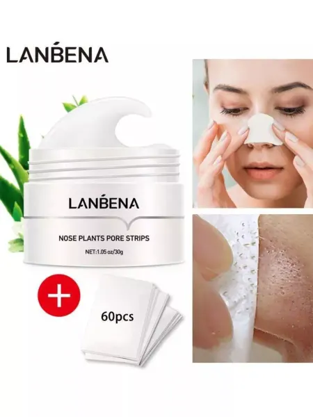 TRZ Очищающее средство от угрей и чёрных точек Lanbena Nose
