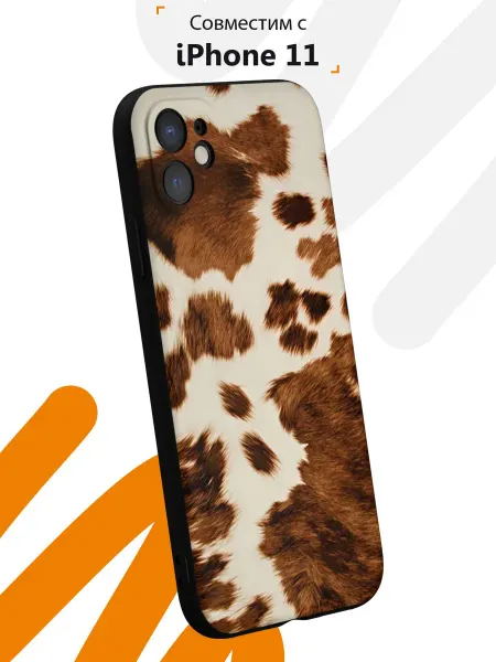 Мобилиус Чехол на iPhone 11 с принтом Cow
