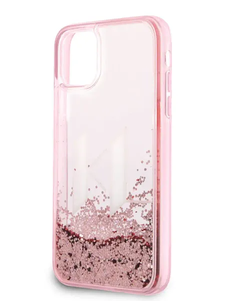 Karl Lagerfeld Чехол на iPhone 11 с жидкими блестками Liquid Glitter