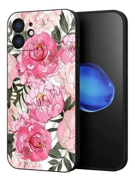 FACTORIA Чехол на Apple iPhone 12 с принтом Пионы