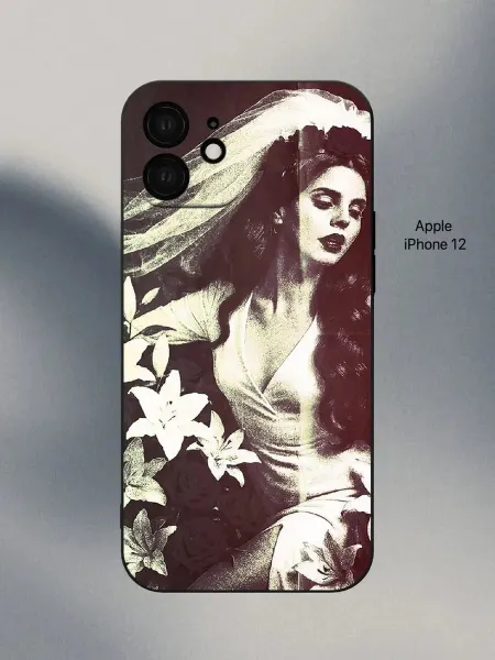 PANCASE Чехол на iPhone 12 девушка