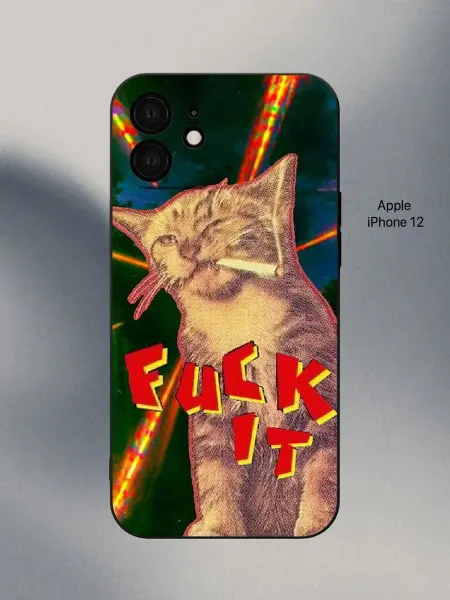 PANCASE Чехол на iPhone 12 кот