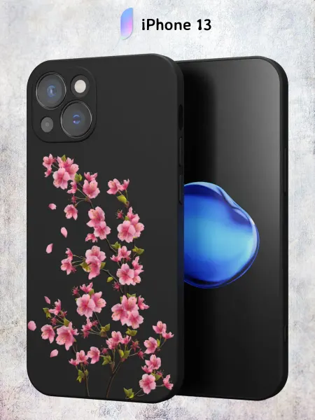 Secret.Case.Store Чехол на iPhone 13 с принтом Сакура