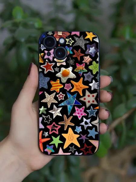 PANCASE Чехол на iPhone 13 звездочки