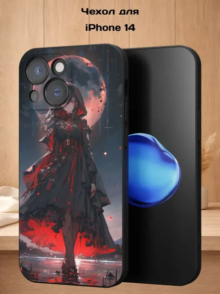 Case Style Чехол на Apple iPhone 14 с принтом Аниме