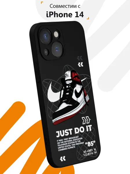 Мобилиус Чехол на iPhone 14 с принтом Jordan