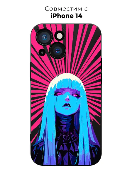 PANCASE Чехол на iPhone 14 с принтом Аниме