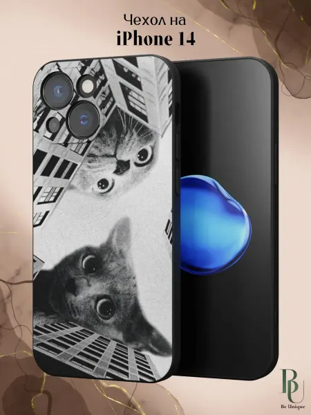 Be Unique Чехол на iPhone 14 Котики