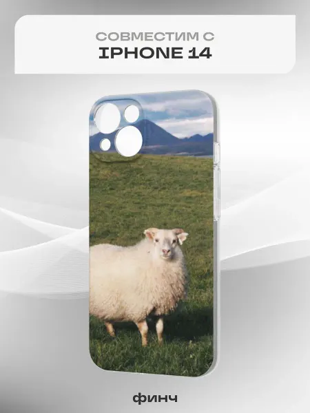 Финч Чехол на iPhone 14 с принтом Мем