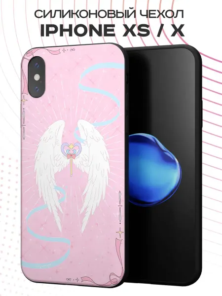 FACTORIA Чехол на Apple iPhone X и XS с принтом Крылья ангела