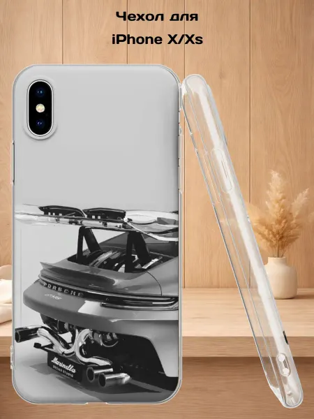 Case Style Чехол на iPhone X и XS с принтом Porsche
