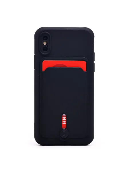 Promise mobile Чехол iPhone X, iPhone Xs силиконовый с картхолдером