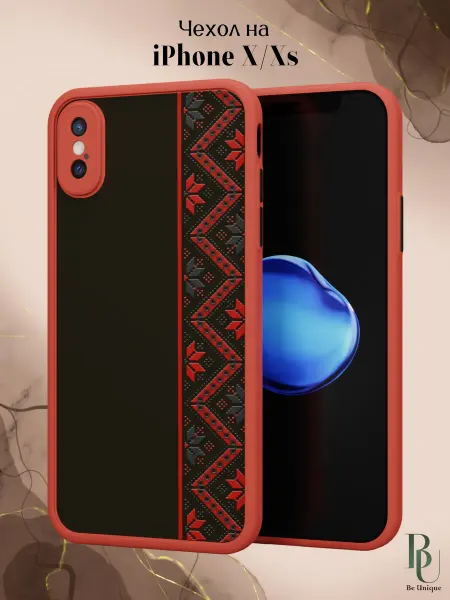 Be Unique Чехол бампер на iPhone X и XS ковер узор