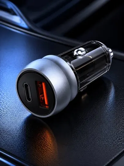 Автомобильное зарядное устройство, с быстрой зарядкой, 55 W