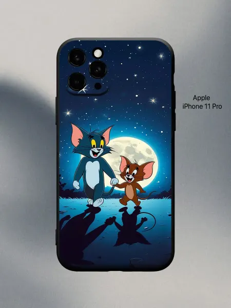 PANCASE Чехол на iPhone 11 Pro том и джерри