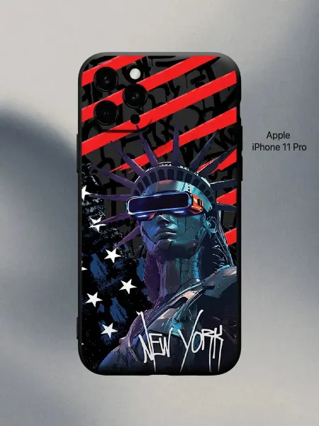 PANCASE Чехол на iPhone 11 Pro Киберпанк