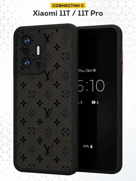 DesignOnCase Чехол бампер на Xiaomi Mi 11t с принтом Луи Витон