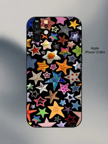 PANCASE Чехол на iPhone 12 mini звездочки