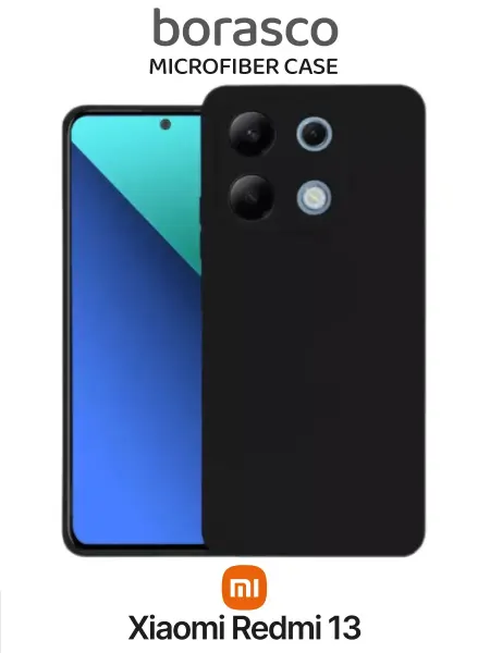 BORASCO Чехол на Xiaomi Redmi 13 Microfiber Case