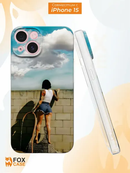 Fox Case Чехол на iPhone 15 с принтом Y2K