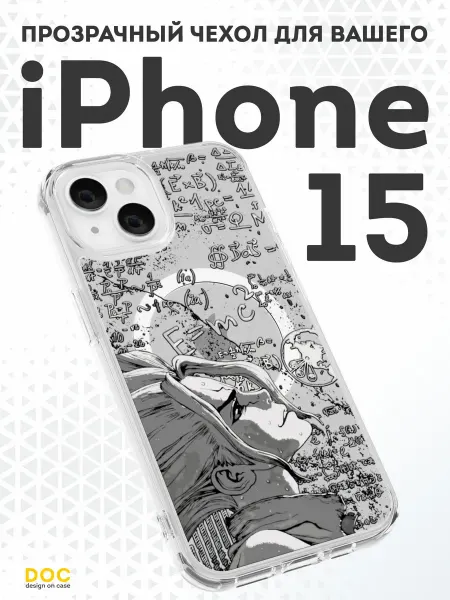 DesignOnCase Чехол с MagSafe на iPhone 15 с принтом Аниме