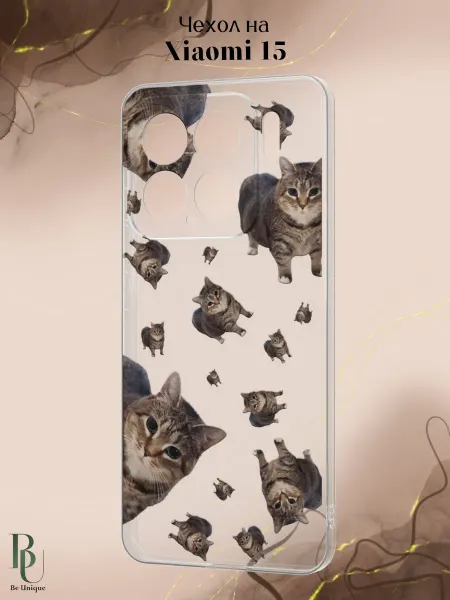 Be Unique Чехол на Xiaomi 15 с принтом Котик Oiia
