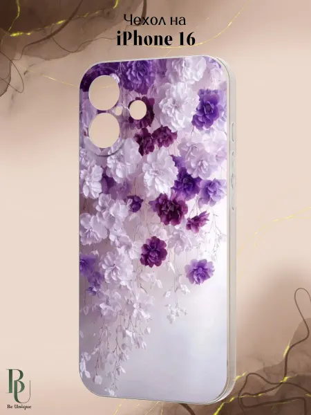 Be Unique Чехол на iPhone 16 Цветочки