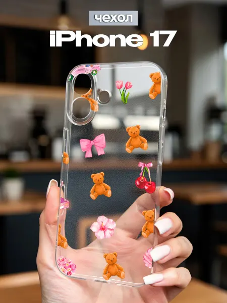 FACTORIA Чехол на iPhone 17 с принтом Мишки