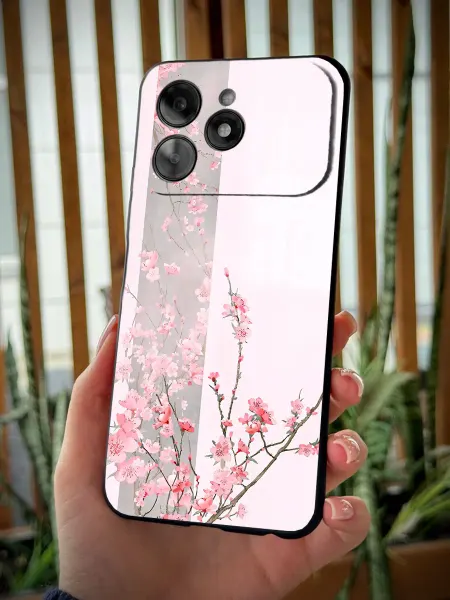 PBl store Чехол на Tecno Spark 40 с милым принтом Сакура