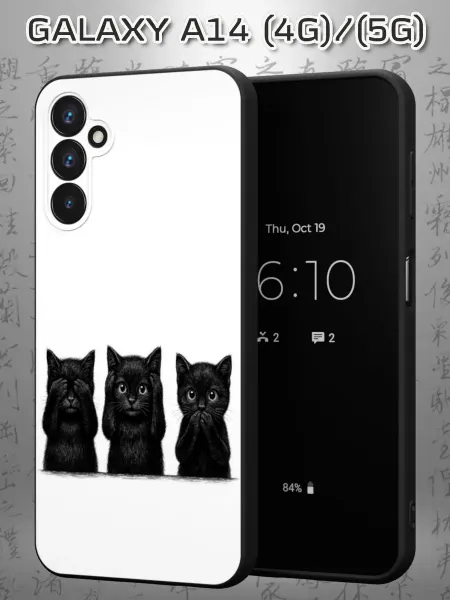 Case Маркет Чехол на Samsung A14 4G 5G с принтом Котики