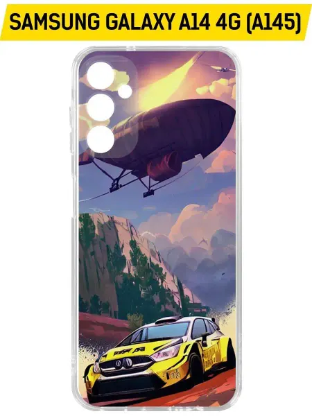 Krutoff Чехол-накладка Clear Case для Samsung Galaxy A14 4G (A