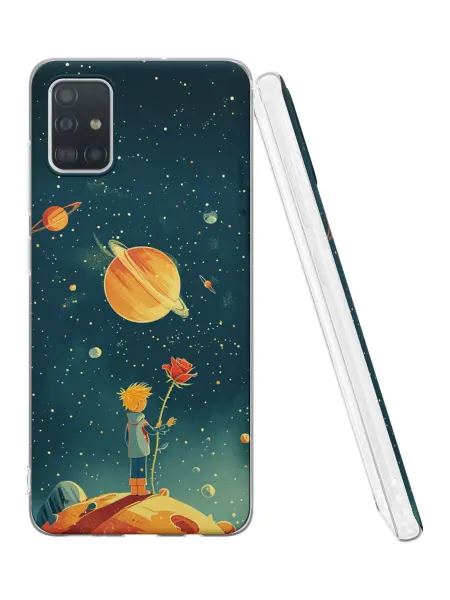 QuestCase Чехол на Samsung A51 4G с принтом Космос