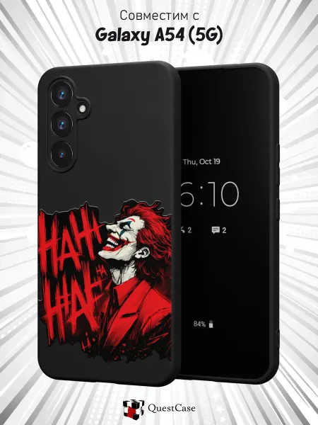 QuestCase Чехол на Samsung A54 5G с принтом Джокер