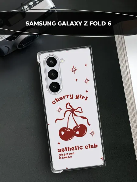 Samsung Чехол на Galaxy Z Fold 6 с вишней